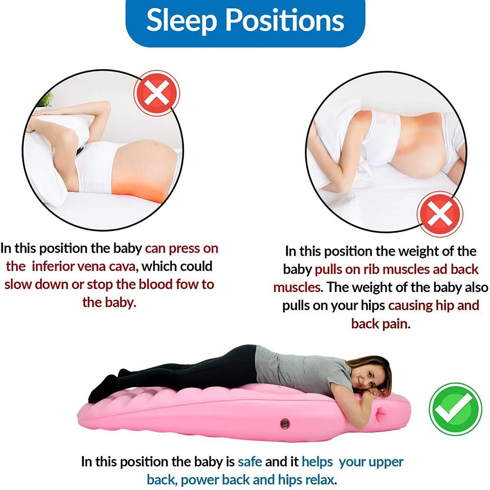 DreamBelly Inflatable Pregnancy Pillow – Relief From Pain & Discomfort for Moms-to-Be