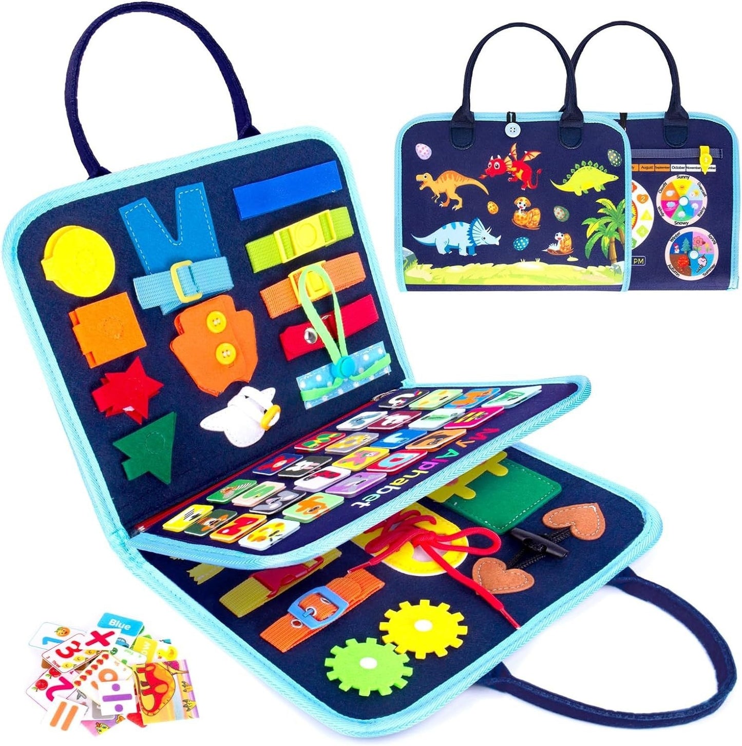 Children's Busy Dressing Buckle Learning Board