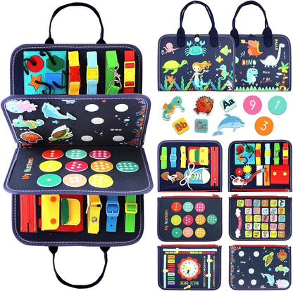 Children's Busy Dressing Buckle Learning Board