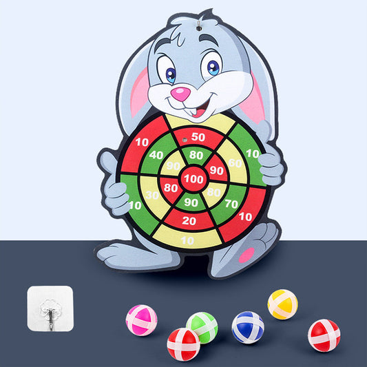 Children's Sticky Ball Cartoon Fun Dart Board