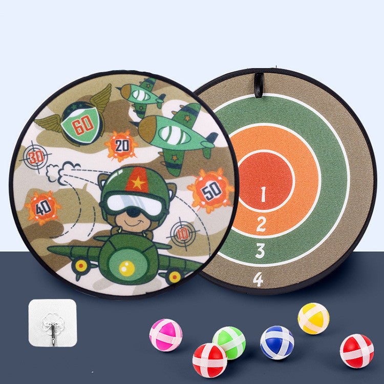 Children's Sticky Ball Cartoon Fun Dart Board