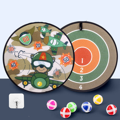 Children's Sticky Ball Cartoon Fun Dart Board