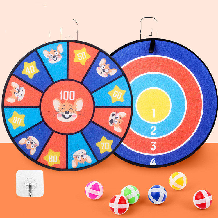 Children's Sticky Ball Cartoon Fun Dart Board