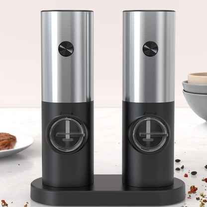 Steak Mill Pepper Sea Salt Base Set