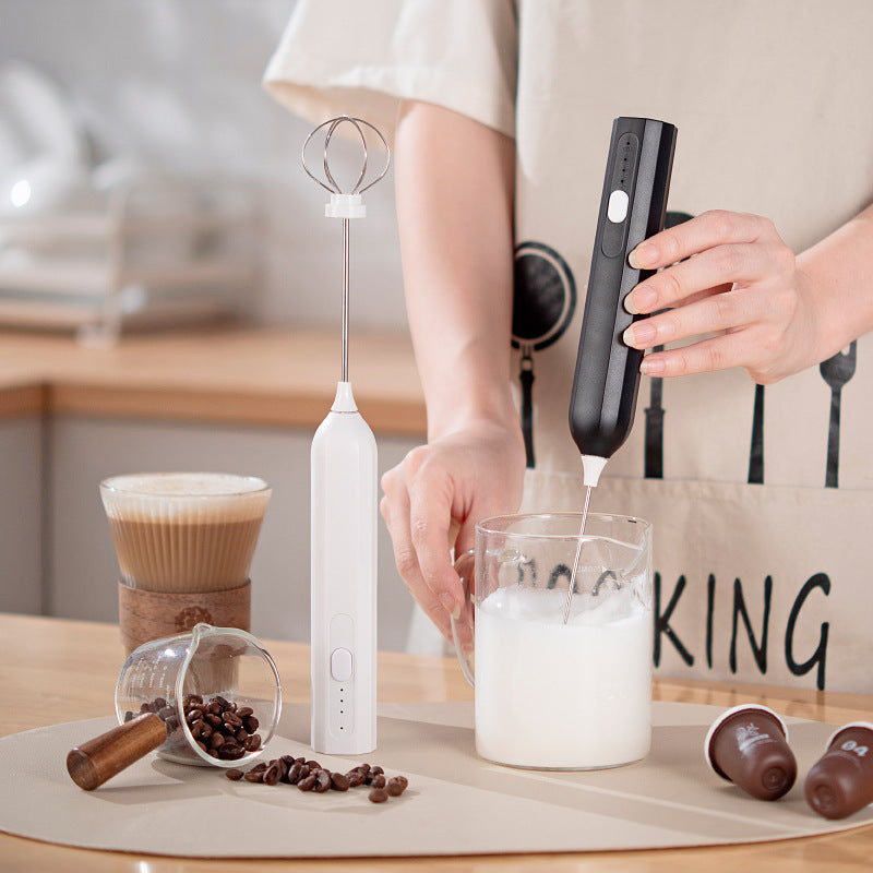Handheld Electric USB Rechargeable Baking Coffee Whisk