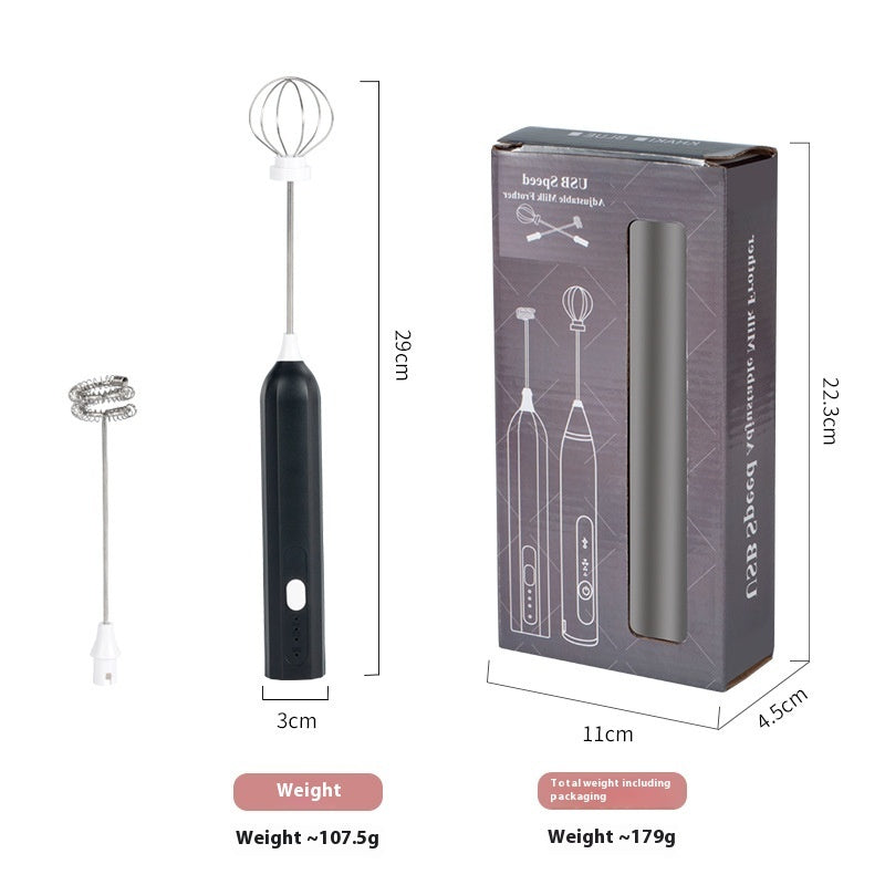Handheld Electric USB Rechargeable Baking Coffee Whisk