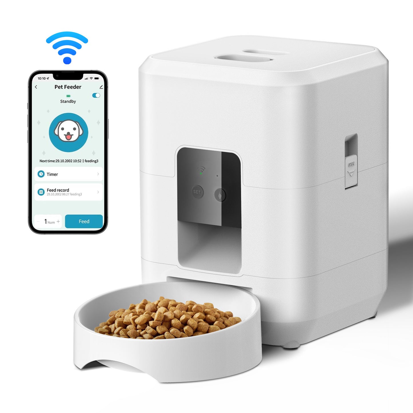 Intelligent Timing Quantitative Remote Automatic Pet Feeder