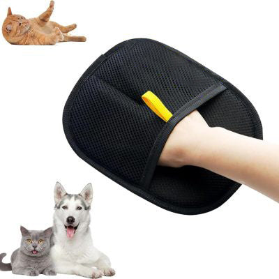 Pet Electrostatic Two-way Bristle & Hair Remover Gloves