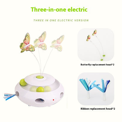 WhiskerWhirl™ Automatic Cat Teaser & Stress Reliever Toy (3 in 1)