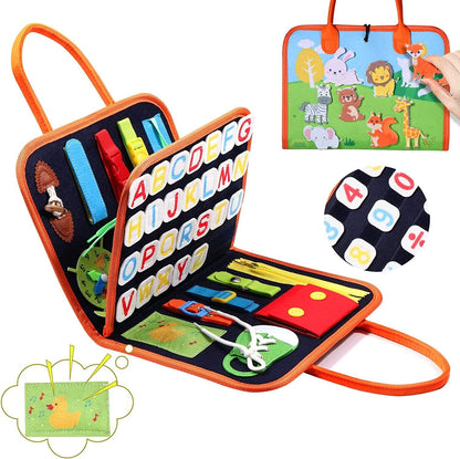 Children's Busy Dressing Buckle Learning Board