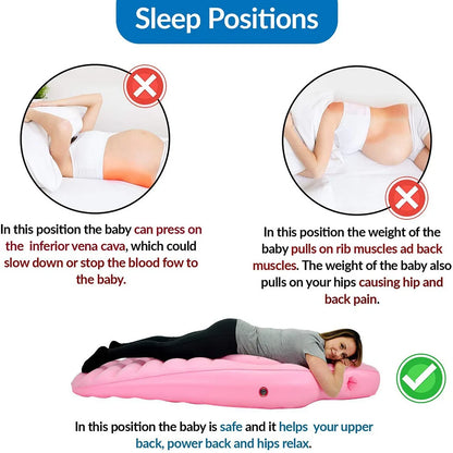DreamBelly Inflatable Pregnancy Pillow – Relief From Pain & Discomfort for Moms-to-Be