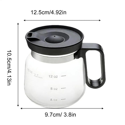 CaféGlass™ – 16oz Coffee Pot Style Mug