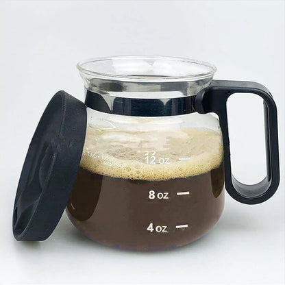 CaféGlass™ – 16oz Coffee Pot Style Mug