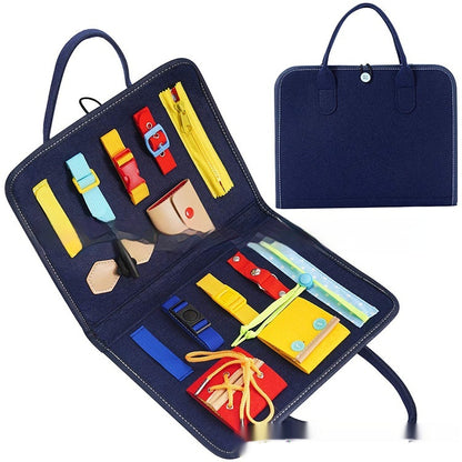 Children's Busy Dressing Buckle Learning Board