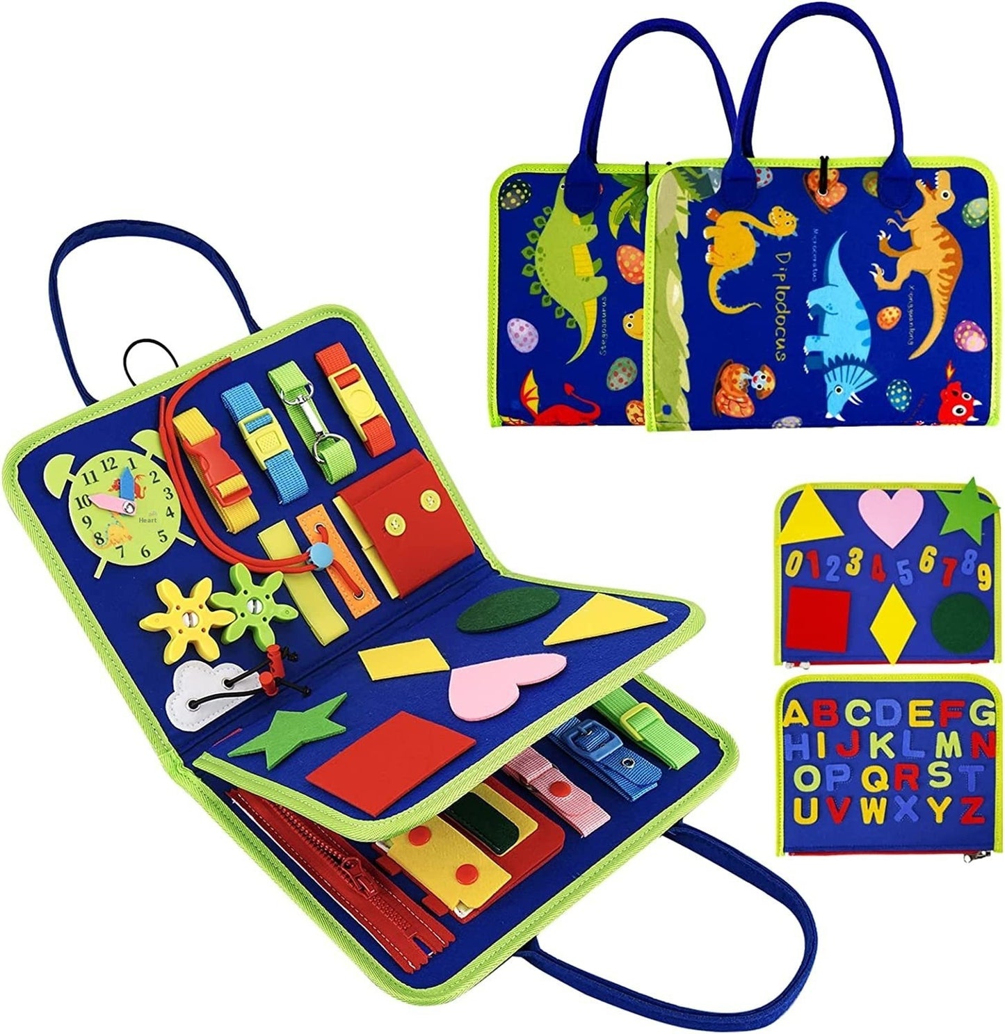 Children's Busy Dressing Buckle Learning Board