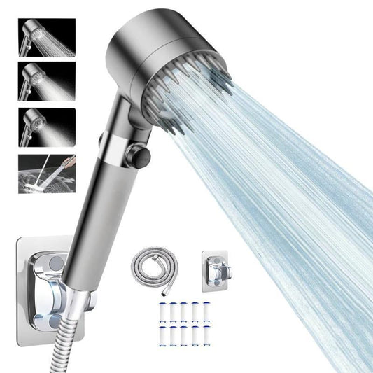 Shower Massage Head Kit, Multiple Filters, And Watering Modes