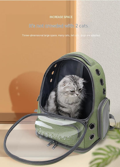 Outdoor Portable Breathable Space Pet Backpack